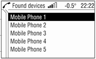 Úvod 171 Pokud je v adaptéru vložen telefon, zobrazí se na displeji nabídka telefonu nebo nabídka Bluetooth. Pokud není v adaptéru vložen telefon, zobrazí se na displeji nabídka Bluetooth.