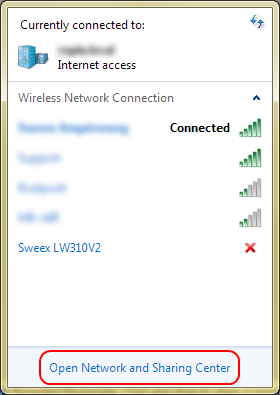 klikněte na Spravovat bezdrátové sítě ( Manage wireless networks ): 3 Nyní se otevře okno Spravovat bedzrátové sítě (Manage Wireless Networks).