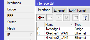 3.2.1. Konfigurace rozhraní Následujícím skriptem nastavíme rozhraní na správné parametry pro ethernet a pojmenujeme je tak, jak je zvýrazněno tučným písmem.