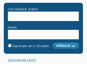 Jak se v administrátorském rozhraní pohybovat Přihlášení Do administrátorského rozhraní se