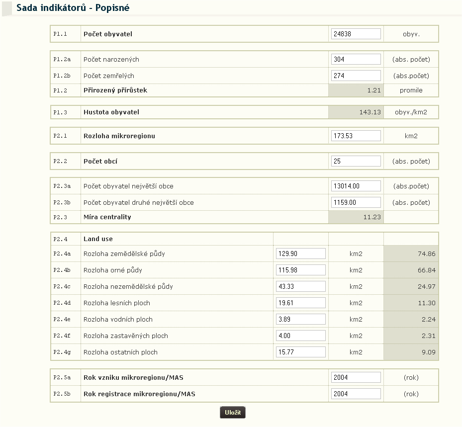 9.5. Vkládání dat a editace Data do systému můţe vkládat pouze uţivatel s právem editace údajů. Ten má za tím účelem zpřístupněnu záloţku menu Editace údajů.