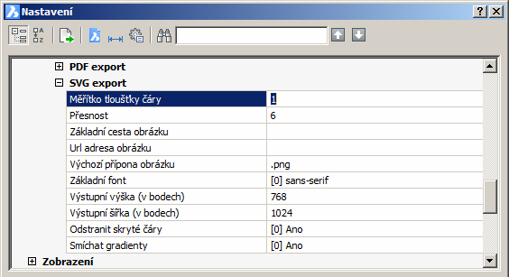 BricsCAD > Panel nástrojů Standardní tisku).