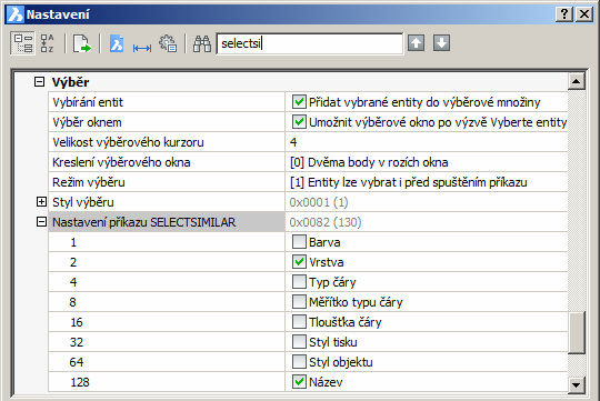 BricsCAD > Panel nástrojů Standardní Vložit podle výběru Standardní > Vložit podle výběru Úpravy > Vložit podle výběru ADDSELECTED (_ADDSELECTED) Viz kapitola Panel nástrojů Modifikovat > Vložit