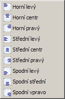 BricsCAD > Panel nástrojů Kreslit polí v prvním sloupci tabulky. Chcete-li editovat jinou buňku tabulky, než která je 'na řadě', poklepejte do ní.