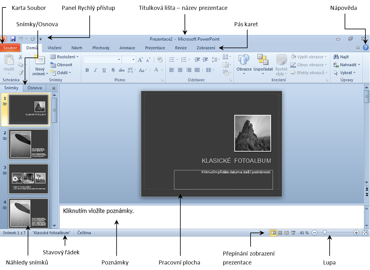 Práce s počítačem Prezentace MS PowerPoint Zásady tvorby prezentace Vytvoření prezentace je poměrně časově náročná činnost.