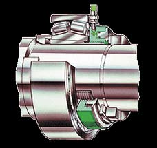 Hydraulické matice Hydraulické matice Demontáž ložisek Při demontáži valivých ložisek ze stahovacích nebo upínacích pouzder se hydraulická matice našroubuje na závit pouzdra tak, aby se opírala o