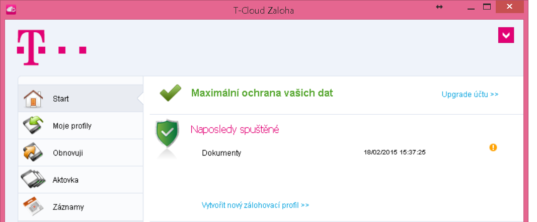 Všechny zálohy jsou v aplikaci odesílány na základě stejného postupu. Na začátku je každý soubor zkopírován do dočasného umístění, kde je zašifrován a rozdělen na menší části.