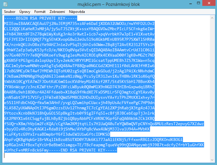 Náš web server je tedy v pořádku přístupný uživatelům. Pojďme se do něj přihlásit. Určitě si pamatujete, že jsme rozebírali to, že ideální je nemít v image zabudovaná žádná hesla.