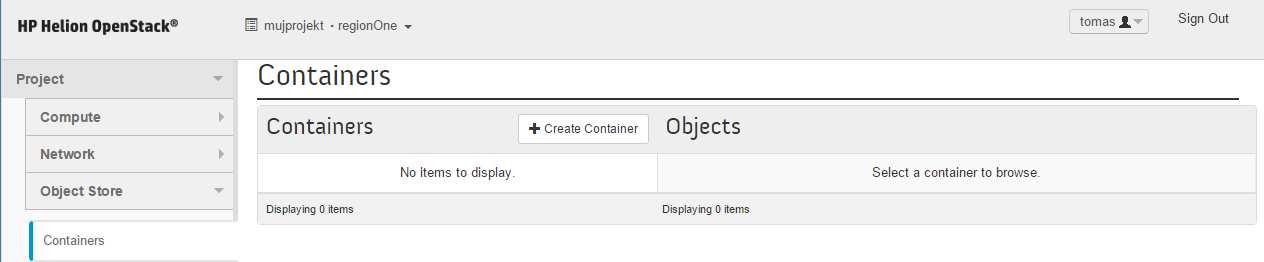 Objektová storage Součástí projektu OpenStack je implementace objektové storage.