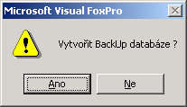 17 Obnova Data ze zálohy obnoví aktivní data Restore Při ukončení programu tlačítkem Konec se zobrazí dotaz na BackUp databáze.