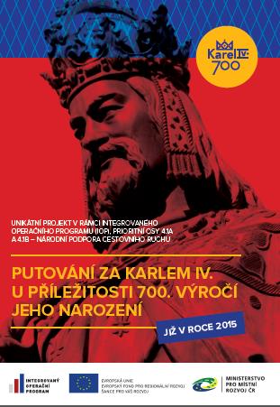 Hlavní motto projektu je Prožijte s Karlem IV. nezapomenutelné příběhy a zážitky ve 14 krajích naší republiky a i v zahraničí : Marketingová kampaň na odkaz Karla IV. a 300 tzv. Karlovských míst.