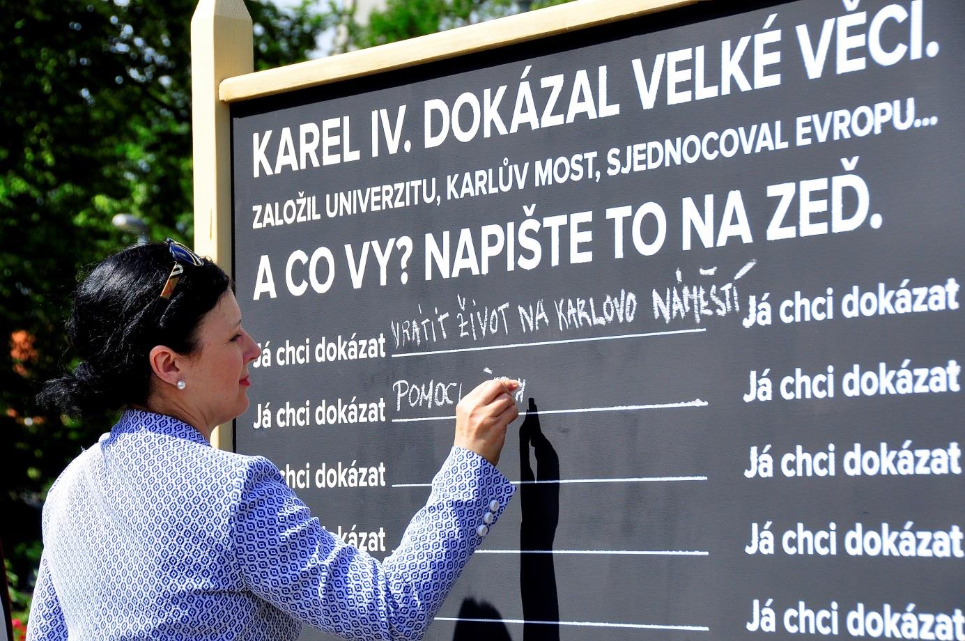 AKCE 700 DNÍ DO 700 LET OD NAROZENÍ KARLA IV. - ZEĎ OTCE VLASTI 15.6.2014 "Chtěli bychom, aby jeho hodnoty a činy inspirovaly občany k odvážným cílům.