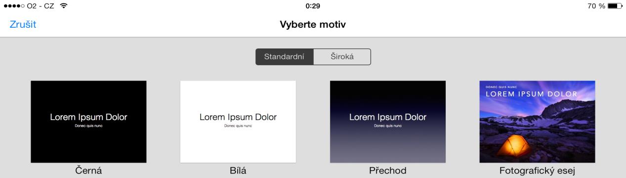 Použití dotykového zařízení ve výuce na základních a středních školách 37 5 iwork (Pages, Keynote, Numbers) Cíle Vysvětlit práci se stávajícími dokumenty.