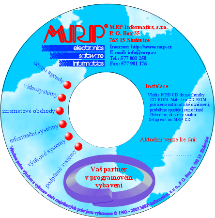 Instalace a zprovoznění 9 Instalace Instalace programu MRP K/S je dodávána pouze na MRP CD nebo je ke stažení (jen při upgrade) z internetového serveru firmy MRP.