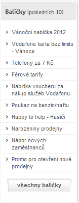 2.1.6 Kategorie materiálů Menu umístěné v levém sloupci obsahuje seznam všech rubrik (kategorií) materiálů.