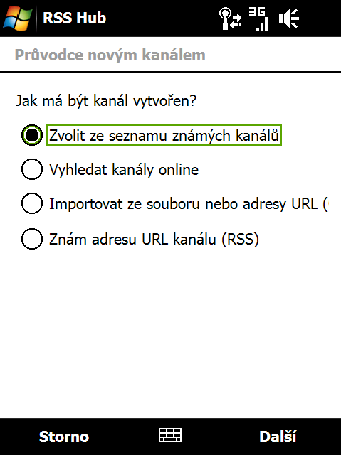 176 Internet 8.8 Používání rozbočovače RSS Rozbočovač RSS je čtečka RSS, která zajišťuje nejnovější aktualizace ze sítě Internet.