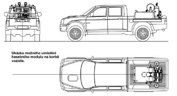 01 00 002 Speciální přestavba a vestavba do vozidla DA -12 FORD TRANSIT MAXI L1R Speciální přestavba a vestavba do 9místného vozidla Ford Transit Max zahrnovala kompletní polepení speciální folií