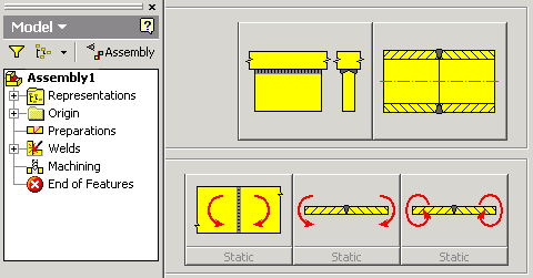 Parametrické modeláře proto obsahují nástroje, které umožňují navrhovat svarek tak, jak bude vyráběn.