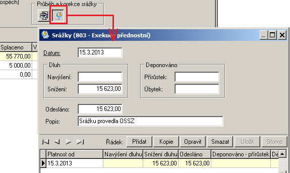 V. Potvrzení o zdanitelných příjmech Aktualizovaný formulář pro rok 2013 - vzor. č. 21 (vloženy nové řádky 14 a 15) VI. Přeplacená dovolená Pro sražení dovolené, která byla neoprávněně čerpána (např.