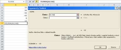 Modul ICT MS Excel 2010 (Mgr. Martina Hanáková) 6.2.1 Vzorce pro matematické operátory (+, -, *, /) vložené mezi dvě hodnoty Tyto vzorce ani není nutné hledat v databázi, jejich sestavení je velmi jednoduché.