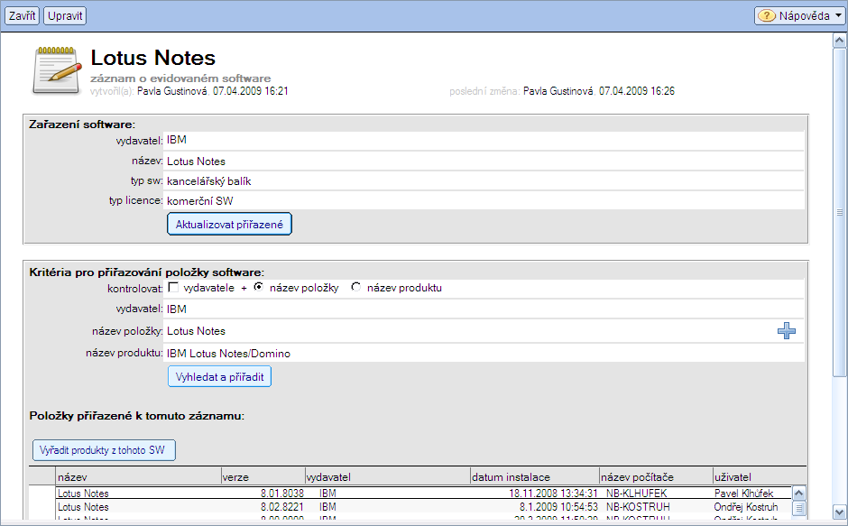 PC Scan PC Scan je profesionální nástroj vhodný zejména pro administrátory počítačových sítí, kde jsou nainstalovány Lotus Notes.