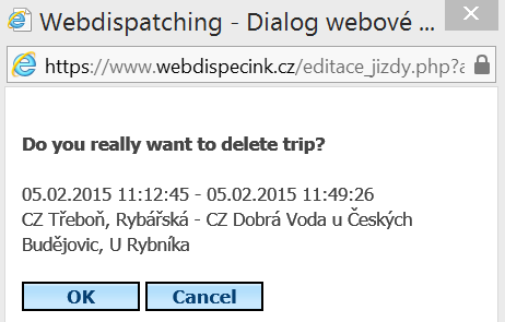 3.6 Edit trip in batches User needs to mark trips, then select the option Edit trip. Note: Batch editig can also be done in Tools / User Tools / Batch editing. 3.