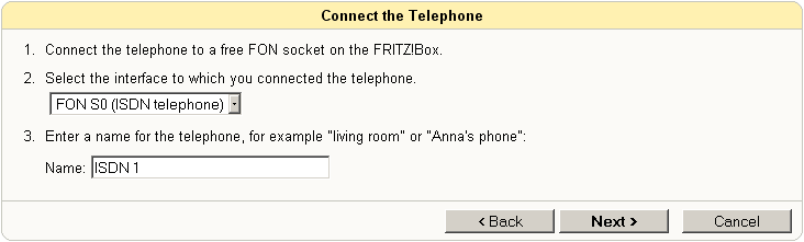 Nastavit můžete: Name : Jméno linky, jak se bude zorazovat v uživatelském rozhraní FRITZ!Box. Outgoing calls : Číslo linky, která sebude používat pro odchozí volání do veřejné telefonní sítě.