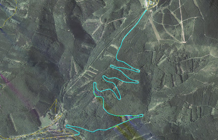 C VUT v Praze Pr ı prava dat Obra zek 8: U sek s velky m vy znamem indexu kr ivosti - pokud by nebyl uvaz ova n, byla by pru me rna rychlost 80 km/h.