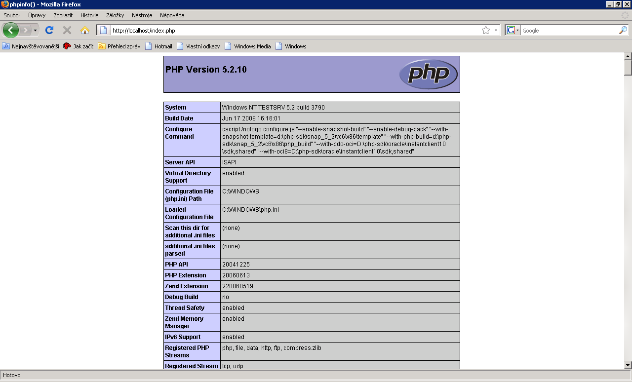 1.2 Instalace MySQL Stejně jako u PHP, i v případě MySQL musíme nejprve získat vhodný instalační balíček. Na stránkách http://dev.mysql.