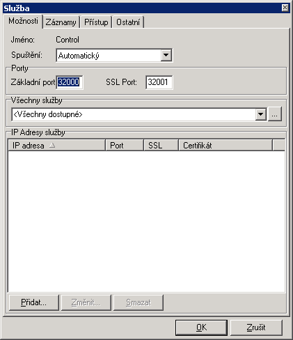 WebDAV HTTP adresa určená pro synchronizaci synchronizaci kalendářů a kontaktů s IceWarp serverem. Toto nestavení je klientem vyžadováno.