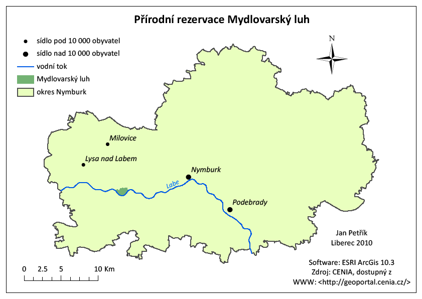 Tab. 1: Druhy pozemků v přírodní rezervaci Mydlovarský luh v hektarech Zdroj