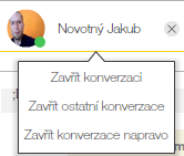 1 Stavy V rámci chatu lze nastavit následující stavy: Vždy, když máte zapnutou aplikaci CHATS Nepřítomen můžete si v nastavení nastavit za jak dlouho se vám tento stav ukáže, pokud se vzdálíte od