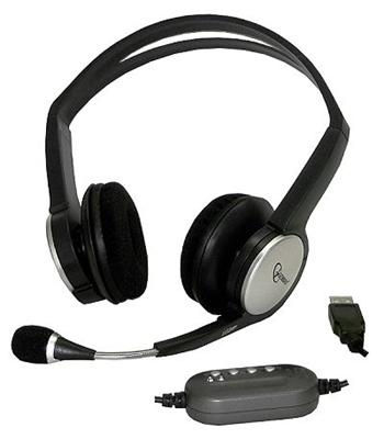 AP-5.1w Nová technologie konvertuje 5.1 zvuk do stereo sluchátek, ovládání hlasitosti, nastavitelný držák na mikrofon, Plug and play, ušní vycpávky z jemné kůže. Není nutná zvuková karta.