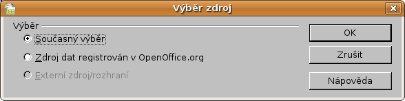 Okno Výběr zdroj Okno Průvodce daty Okno Průvodce daty s vloženými názvy sloupců v jednotlivých polích Jako příklad nám poslouží nesetříděná tabulka s prodejci, kteří v měsíci lednu prodali v různých