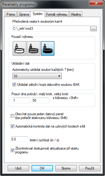 Kapitola 23 Automatické aktualizace programu Program je vybaven kontrolou aktuálnosti daného sestavení (datum poslední změny programu).