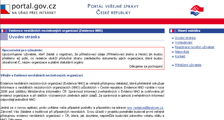 http://www.finance.cz/home/firmy/databaze/neziskove_organizace/ http://navrcholu.
