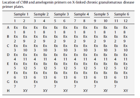 Příklad: Screening X-linked chronic granulomatous disease