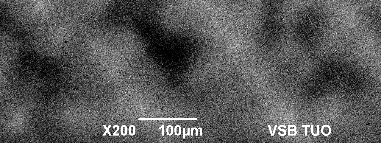 Obr.5 Velká zrna - s lamelární mikrostrukturou (α+β) po žíhání (h při 00 C). Fig. 6 SEM micrograph of - sample with lamellar (α+β) micro-structure after annealing. Detail of Fig. 5.