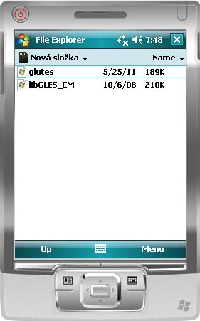 dll ze složky ArchivVincent/bin/arm/Debug, a glutes.dll ze složky glutes-1.