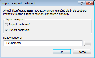 5.3 Diagnostika Diagnostika poskytuje výpisy aplikace při selhání procesů ESETu (např. ekrn.exe). Pokud aplikace selže, vygeneruje se výpis.