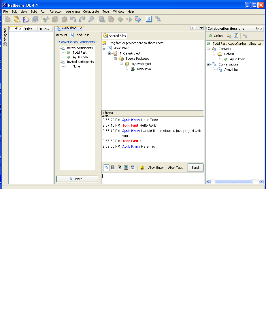 NetBeans Collaboration Project NetBeans Collaboration Project (dále NCP), jak je z jeho názvu patrné, je zásuvným modulem pro vývojové prostředí NetBeans.