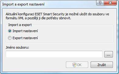 5. Pokročilý uživatel V této kapitole vás seznámíme s funkcemi ESET Smart Security 4, které mohou být užitečné pro pokročilejší uživatele.