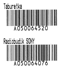 Každý majetek evidovaný v informačním systému má své přidělené číslo čárového kódu (inventární číslo) a pokud to technické důvody majetku dovolí, musí být označen standardizovaným štítkem s čárovým