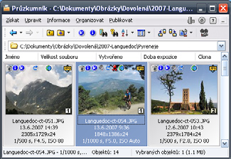 Zoner Photo Studio 10 základní uživatelská příručka 11 to informace (EXIF), popisky, klíčová slova, zvuková poznámka, záloha EXIF, digitální podpis, GPS data a on/off-line indikátor.