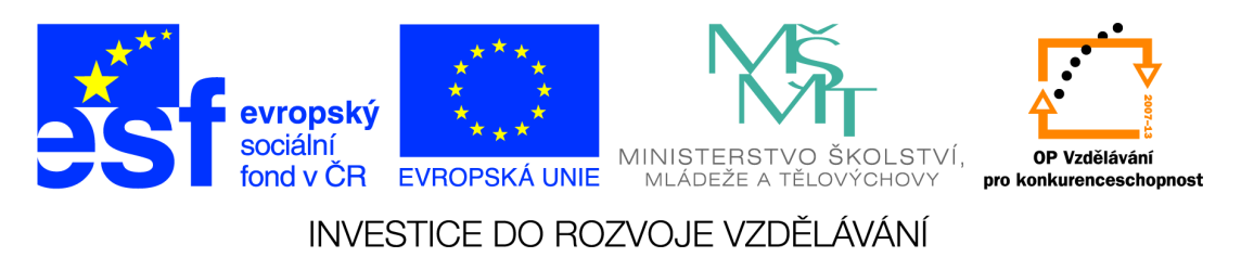 Střední odborná škola ekologická a potravinářská, Veselí nad Lužnicí, Blatské sídliště 600/I Projekt financován ze státního rozpočtu ČR a ESF v