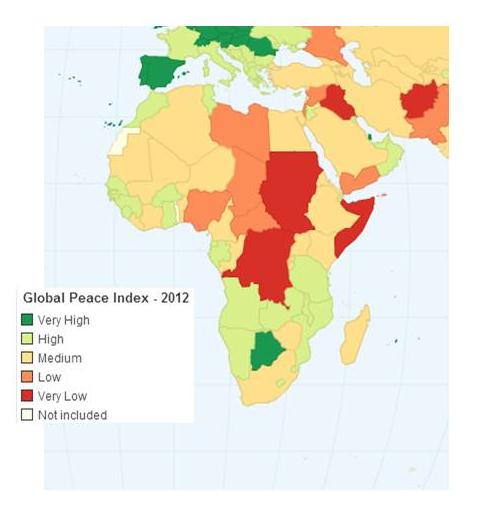 3.1.1 Kriminalizace státu Protoţe je Afrika epicentrem nízkých příjmů a pomalého růstu, stala se i ohniskem převratů. Problém není v tom, ţe jde o Afriku, ale o to, ţe je to kontinent chudý.