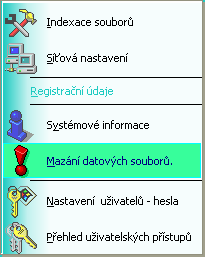 IV. Archivace archivace a obnova dat programu V.