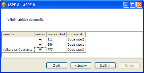 Soutěž 6.4 Parametry soutěže Dalším krokem vedoucím k samotné soutěži je definice hodnotících kritérií soutěže. Nyní přepněte na záložku.