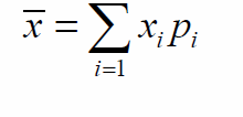 Míry olohy (střední hodnoty) aritmetický růměr Def.
