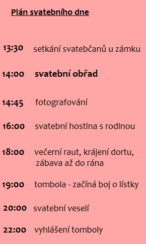 Naši milí, kamarádi, přátelé Všichni svatebčané, děkujeme Vám, že jste vážili, pro někoho velmi dalekou cestu, abyste s námi strávili dnešní den, který nám oběma změní budoucí život.